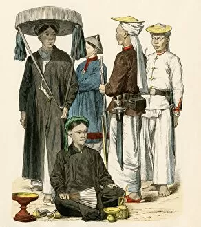 Uniform Gallery: Traditional styles of Vietnamese from Tonkin