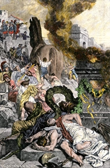 Ancient Troy Collection: Trojan Horse delivered by the Greeks