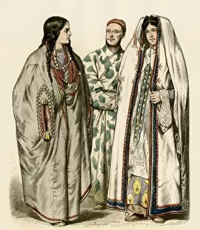 Cloak Gallery: Turkestan traditional clothing