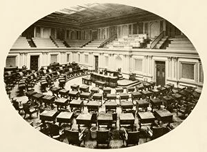 Government:politics Collection: U. S. Senate chamber, 1890s