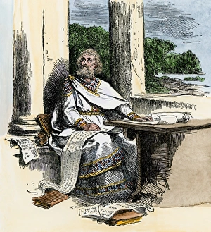 Bishop Gallery: Ulfilas, Christian missionary to the Visigoths