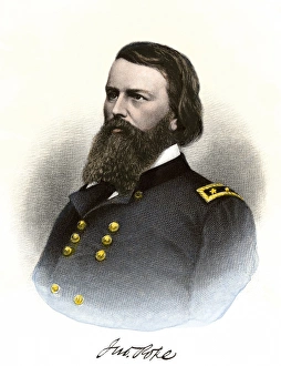 Union Army Prints: Union General John Pope, US Civil War