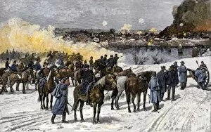 Troops Gallery: Union siege of Fredericksburg, Civil War