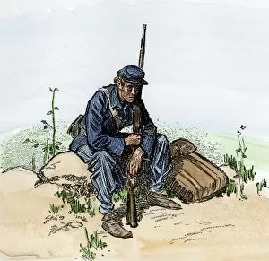 Road Collection: Union soldier, Civil War
