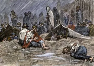 Union Soldier Prints: Union soldiers held as prisoners of war at Andersonville prison camp during