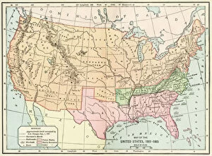 Territory Gallery: United States during the Civil War