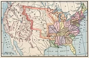 Oregon Territory Gallery: United States territory in 1830