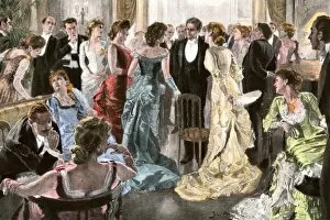 Upperclass social life, circa 1900