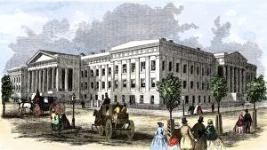 Pedestrian Gallery: U.S. Patent Office, 1850s