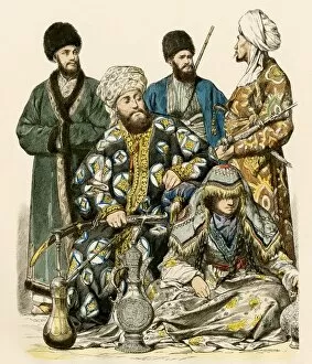 Sword Collection: Uzbekistan and Turkistan traditional clothing