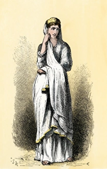 Life Style Prints: Veiled bride in ancient Rome