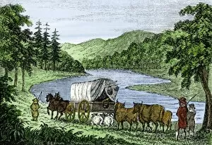 Cattle Gallery: Vermont settlers along the Connecticut River
