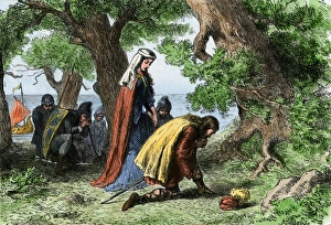 Canadian history Gallery: Vikings discovering Vinland