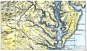 South Collection: Virginia and Maryland settled in 1738