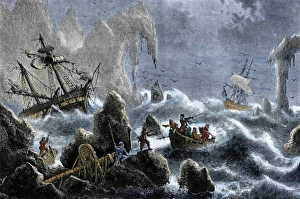 Winter Prints: Vitus Berings Russian expedition ships wrecked upon the Aleutian Isles