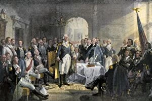 George Washington Gallery: Washington and his generals