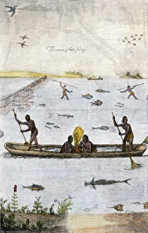 Atlantic Ocean Prints: The way the Indians fished