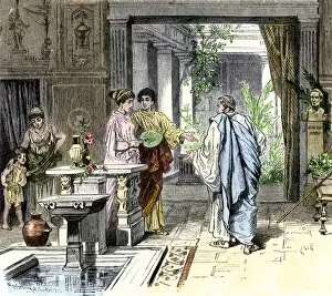 Domestic Collection: Wealthy familys home in ancient Rome