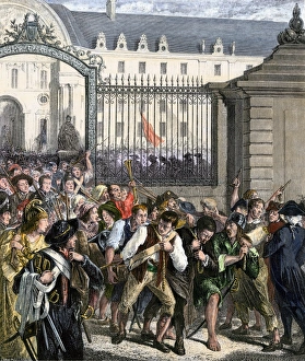 Revolution Gallery: Weapons taken from the Hotel des Invalides, French Revolution