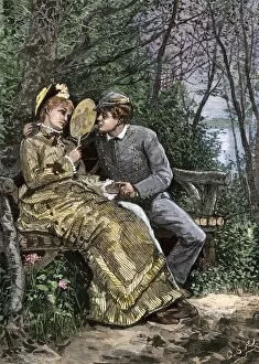 Hudson River Gallery: West Point romance, 1800s