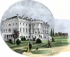 Garden Gallery: White House in the 1880s