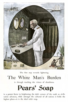 Advertisement Gallery: White men bringing cleanliness to native cultures, 1890s