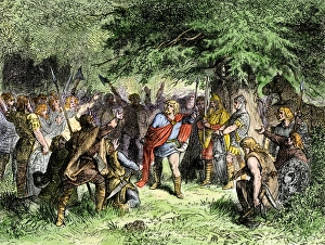 Lance Prints: Wittekind calls his Saxons to fight in the Rhineland against Charlemagne