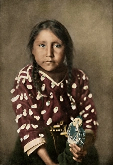 Montana Gallery: Young Crow Indian girl