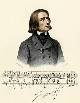 Hungary Gallery: Young Franz Liszt