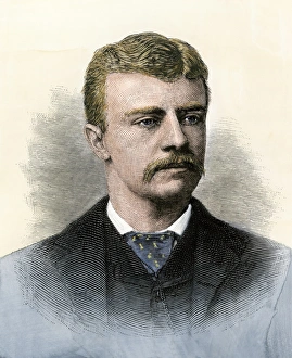 Teddy Roosevelt Prints: Young Theodore Roosevelt, circa 1874