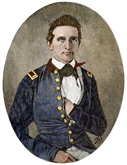 Young Thomas (Stonewall) Jackson as first lieutenant of artillery